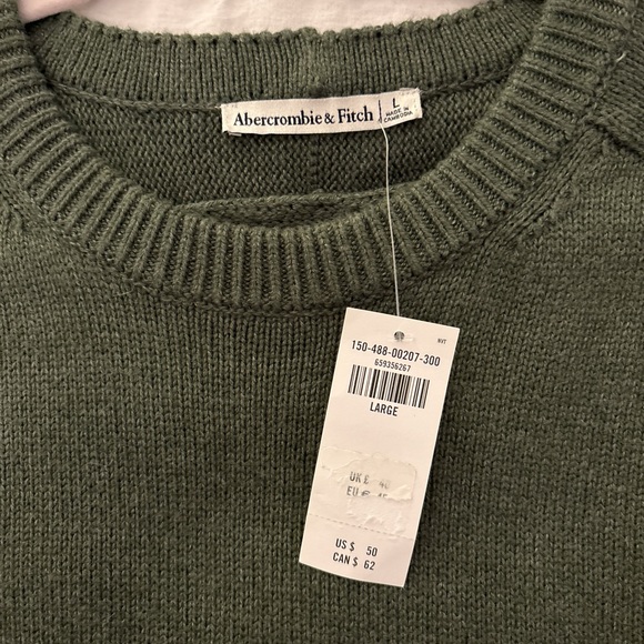 Abercrombie & Fitch Olive Knit Top - Picture 2 of 2